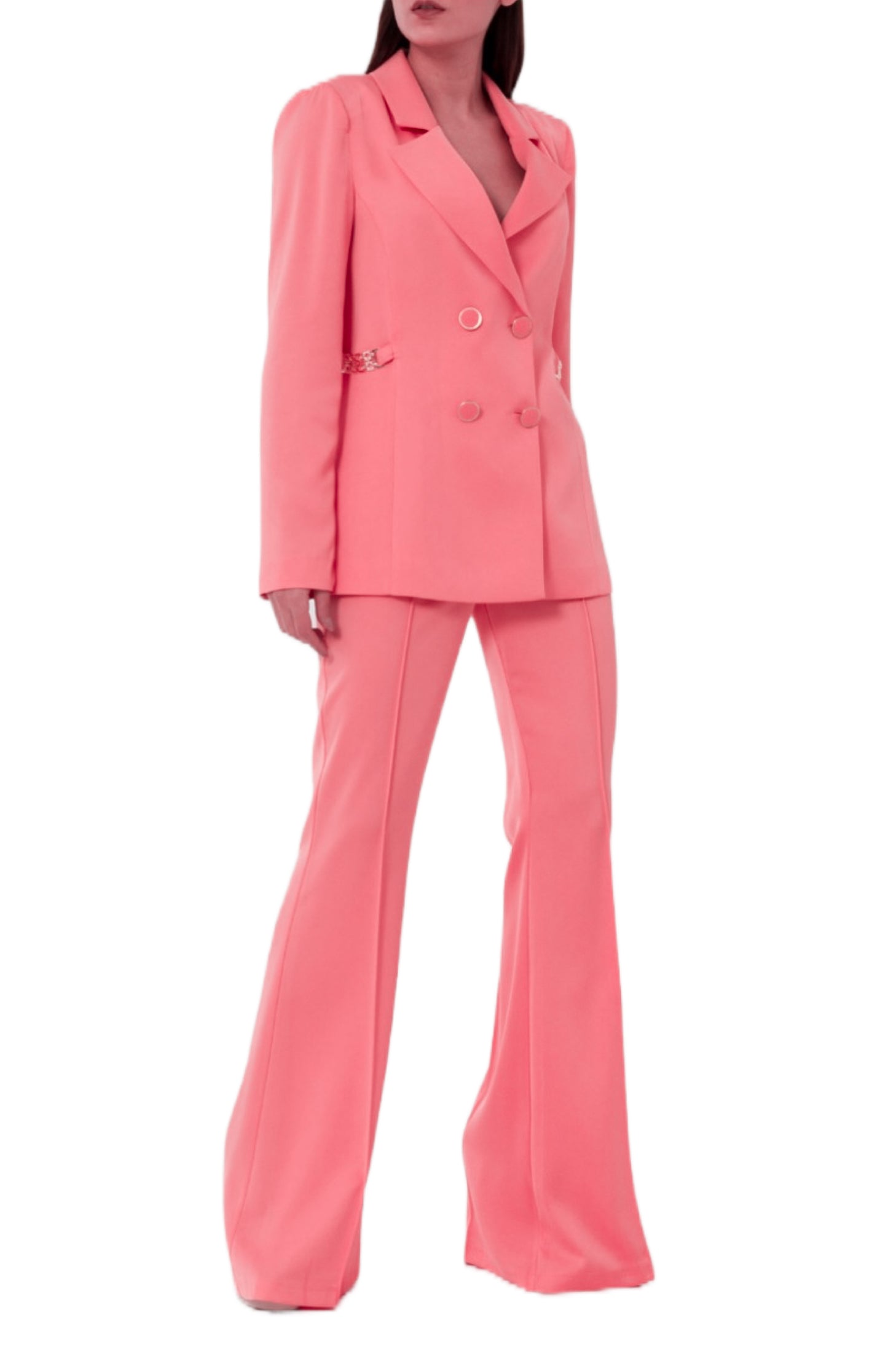 Bubblegum Pink Pantsuit