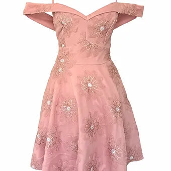 Pink Flower Dress