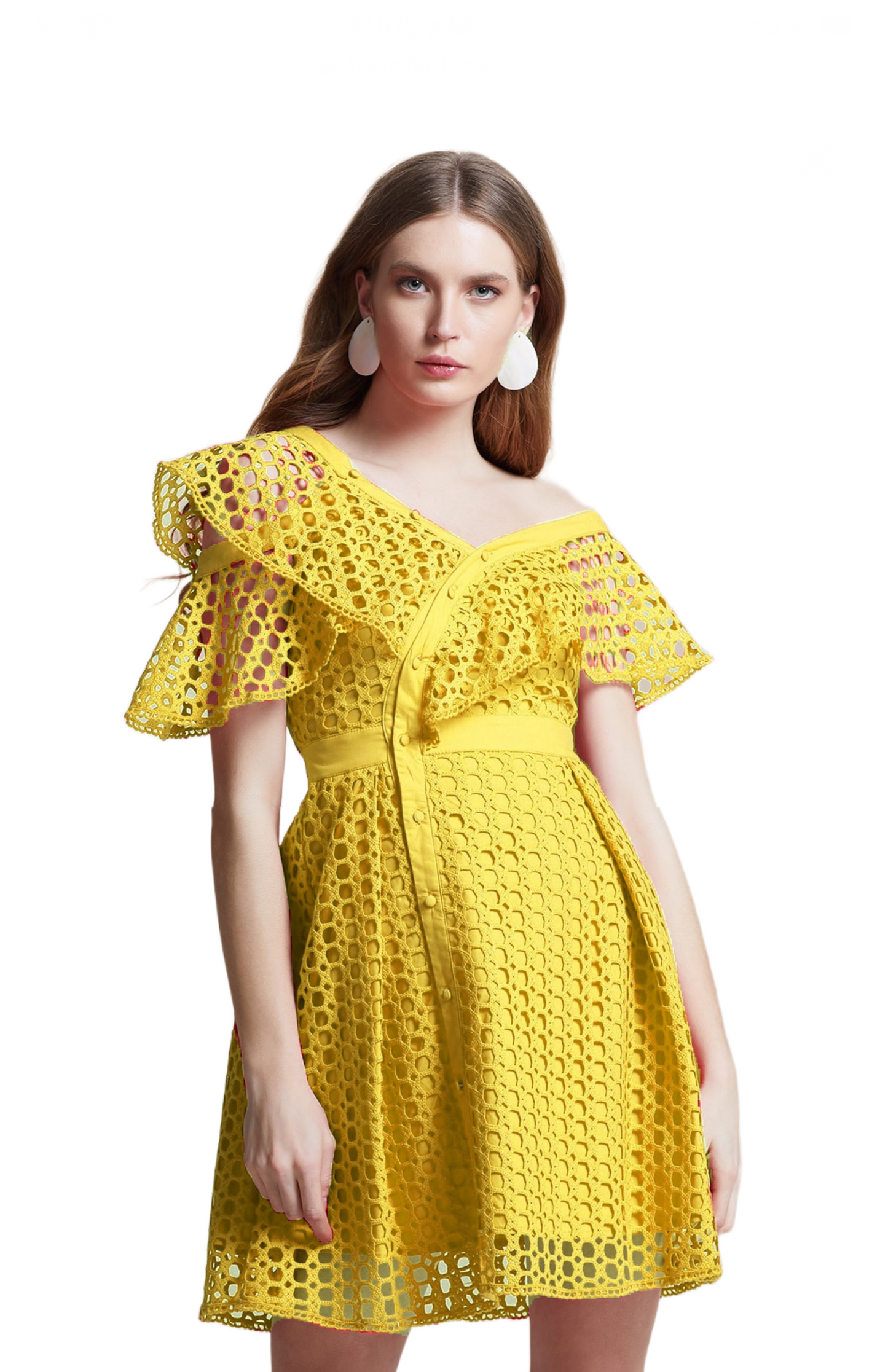 Yellow Asymmetric Dress