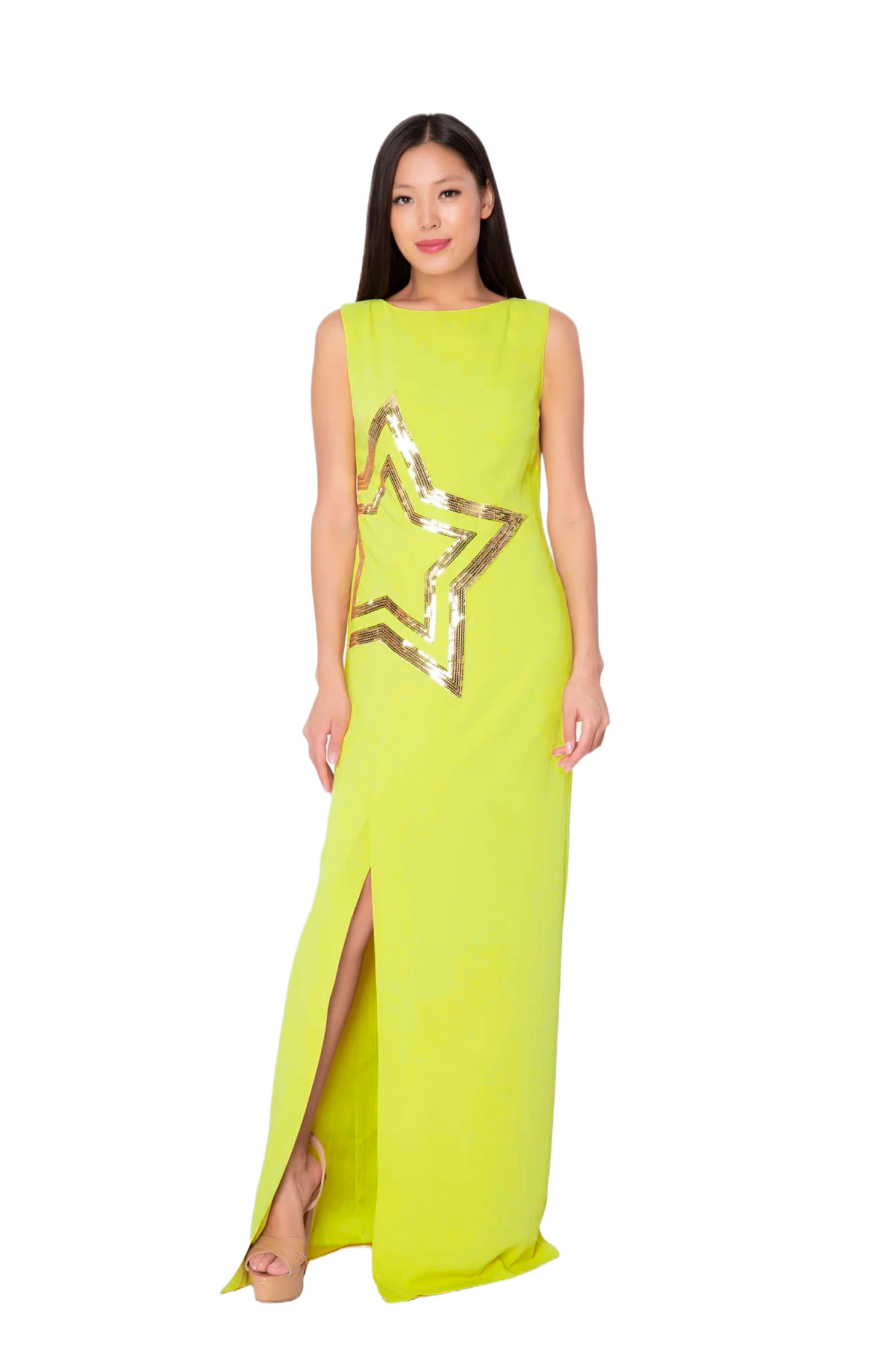 Length Yellow Dress