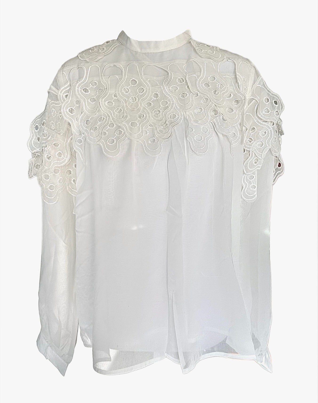 White Long Sleeve  Shirt