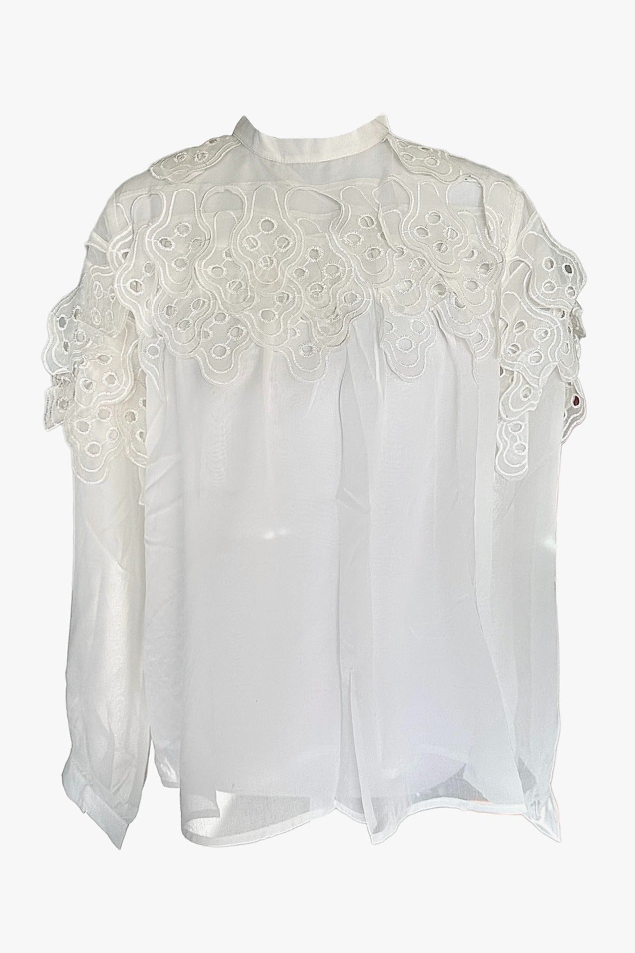 White Long Sleeve  Shirt